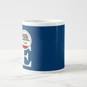 HOME Felton 20oz Blauw Grote Koffiekop (Voorkant)