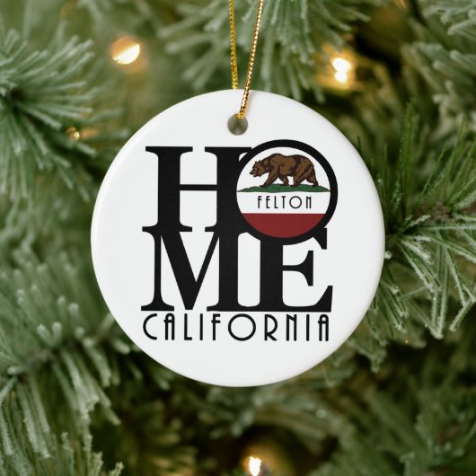 HOME Felton California Keramisch Ornament (Boom)