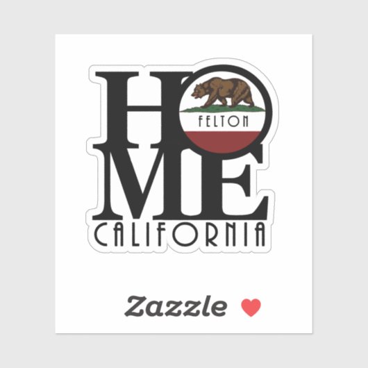 HOME Felton California Sticker (Vel)