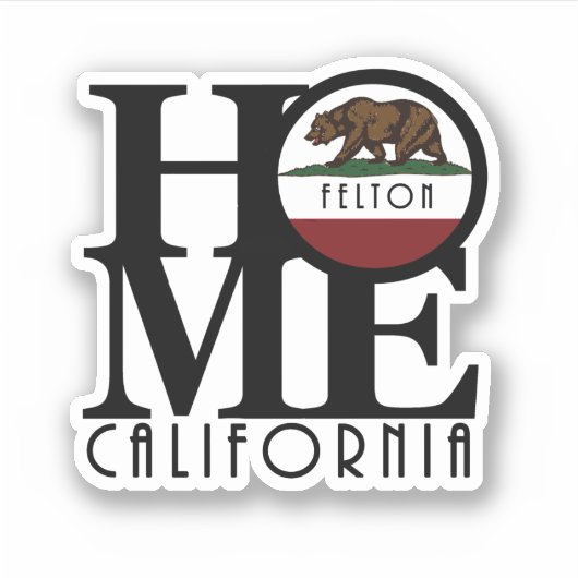 HOME Felton California Sticker (Voorkant)