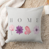 HOME Floral Butterfly with Pastel Accents Kussen (Deken)