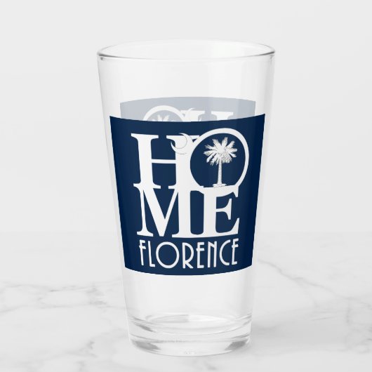 HOME Florence South Carolina Glas (Achterkant)
