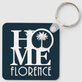 Home Florence, South Carolina Sleutelhanger (Achterkant)