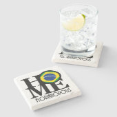 HOME Florianópolis Brazilië Stenen Onderzetter (Zijkant)