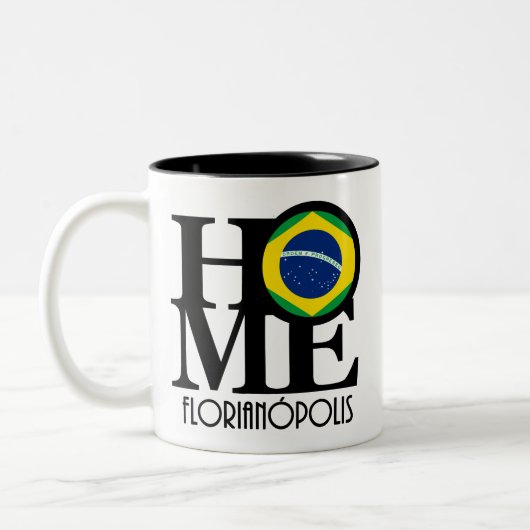 HOME Florianópolis Tweekleurige Koffiemok (Links)