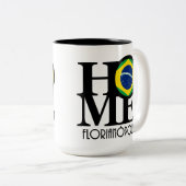 HOME Florianópolis Tweekleurige Koffiemok (Voorkant rechts)
