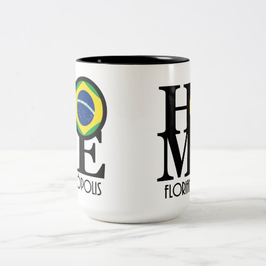 HOME Florianópolis Tweekleurige Koffiemok (Center)