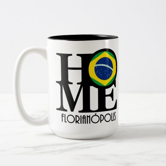 HOME Florianópolis Tweekleurige Koffiemok (Links)