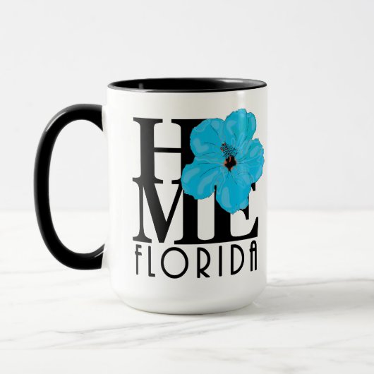 HOME Florida Blue Hibiscus 15oz Mok (Links)