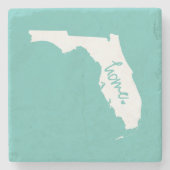 Home Florida Custom Color Stenen Onderzetter (Voorkant)