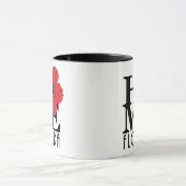 HOME Florida Red Hibiscus 11oz Mok (Midden)