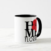 HOME Florida Red Hibiscus 11oz Mok (Voorkant rechts)