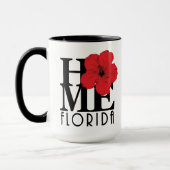 HOME Florida Red Hibiscus 15oz Mok (Links)