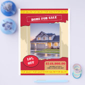 Home for sale flyer poster (Enkel)