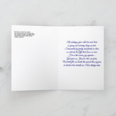 'Home for the Holidays' Folded Greeting Card Kaart (Binnen)