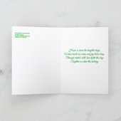 'Home for the Holidays' Folded Greeting Card Kaart (Binnen)