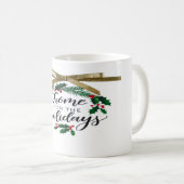 'Home for the Holidays' Mug Koffiemok (Voorkant rechts)