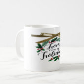 'Home for the Holidays' Mug Koffiemok (Voorkant links)