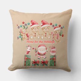 Home for the Holidays -Santa Claus pillow Kussen
