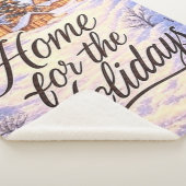 'Home for the Holidays' Sherpa Deken (3/4)
