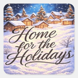 'Home for the Holidays' Stickers