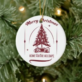 Home For the Holidays Vintage Design Keramisch Ornament