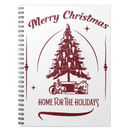 Home For the Holidays Vintage Design Notitieboek