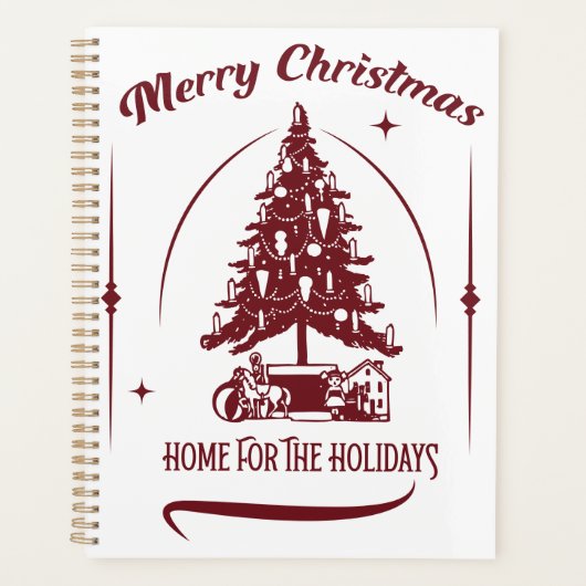 Home For the Holidays Vintage Design Planner (Voorkant)