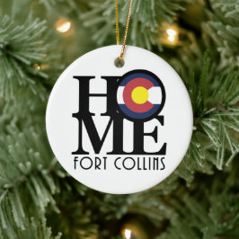 HOME Fort Collins Keramisch Ornament