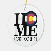 HOME Fort Collins Keramisch Ornament (Links)