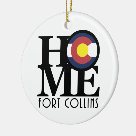 HOME Fort Collins Keramisch Ornament (Links)