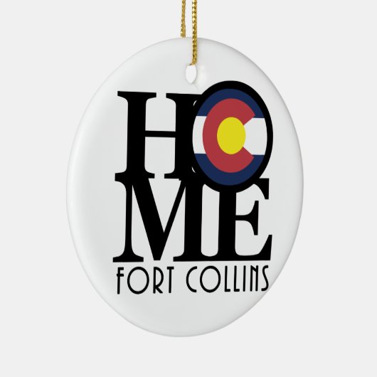 HOME Fort Collins Keramisch Ornament (Rechts)