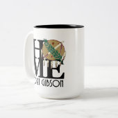 HOME Fort Gibson Oklahoma 15oz Tweekleurige Koffiemok (Voorkant links)