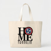 HOME Franklin Tennessee Grote Tote Bag (Voorkant)