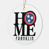 HOME Franklin Tennessee Keramisch Ornament (Links)