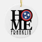 HOME Franklin Tennessee Keramisch Ornament (Voorkant)