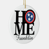 HOME Franklin Tennessee Keramisch Ornament (Rechts)