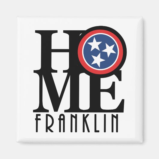HOME Franklin Tennessee Magneet (Voorkant)
