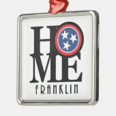 HOME Franklin Tennessee Metalen Ornament (Links)