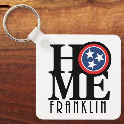 HOME Franklin Tennessee Sleutelhanger (Voorkant)