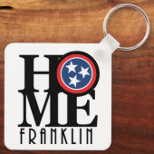 HOME Franklin Tennessee Sleutelhanger (Achterkant)