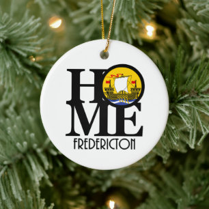 HOME Fredericton New Brunswick  Keramisch Ornament