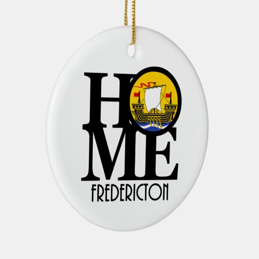 HOME Fredericton New Brunswick Keramisch Ornament (Rechts)