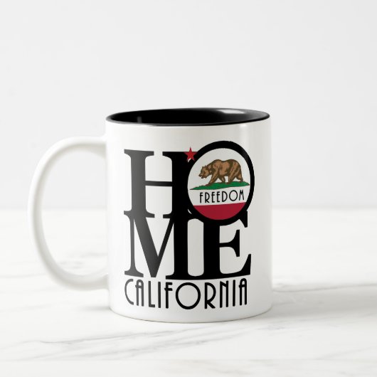 HOME Freedom California 11oz Tweekleurige Koffiemok (Links)