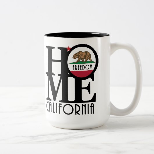 HOME Freedom California 15oz Tweekleurige Koffiemok (Rechts)