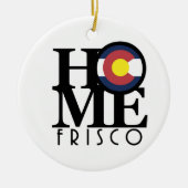 HOME Frisco Colorado Keramisch Ornament (Voorkant)