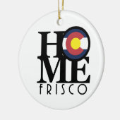 HOME Frisco Colorado Keramisch Ornament (Links)