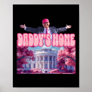 Home Funny Trump Daddys komt naar huis 2024 Poster