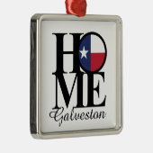 HOME Galveston-kerstversiering Metalen Ornament