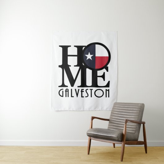 HOME Galveston Texas Wandkleed (In situ)